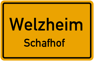 Straßenverzeichnis Welzheim Schafhof
