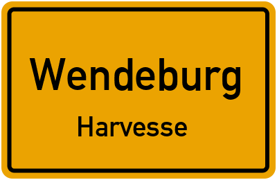 Ortsschild Wendeburg Harvesse