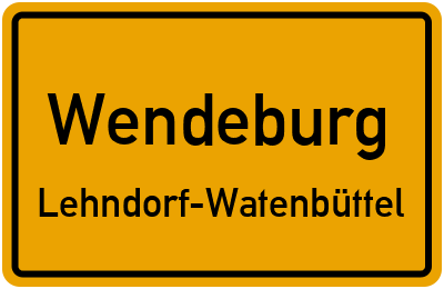 Straßenverzeichnis Wendeburg Lehndorf-Watenbüttel