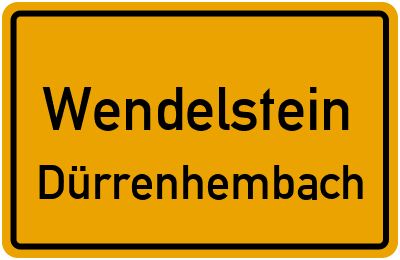 Straßenverzeichnis Wendelstein Dürrenhembach