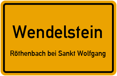 Straßenverzeichnis Wendelstein Röthenbach bei Sankt Wolfgang
