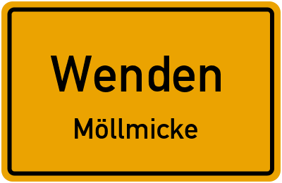 Straßenverzeichnis Wenden Möllmicke