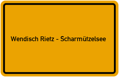 Branchenbuch Wendisch Rietz - Scharmützelsee, Brandenburg