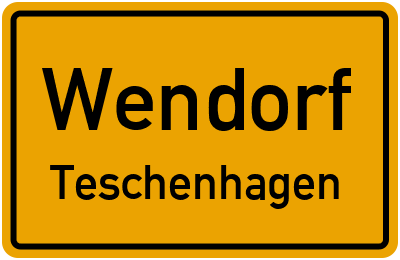 Straßenverzeichnis Wendorf Teschenhagen