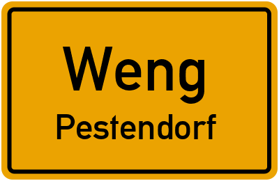 Straßenverzeichnis Weng Pestendorf