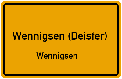 Straßenverzeichnis Wennigsen (Deister) Wennigsen