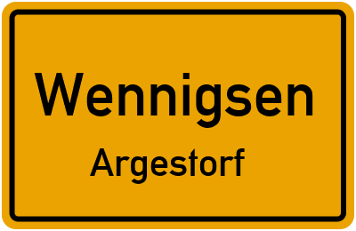 Straßenverzeichnis Wennigsen Argestorf