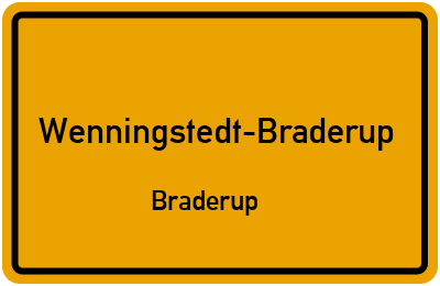 Straßenverzeichnis Wenningstedt-Braderup Braderup