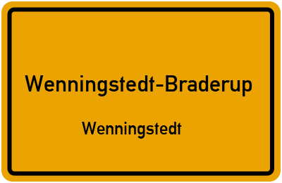 Straßenverzeichnis Wenningstedt-Braderup Wenningstedt