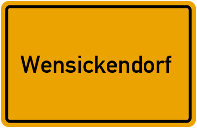 Wensickendorf in Brandenburg erkunden
