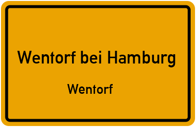 Straßenverzeichnis Wentorf bei Hamburg Wentorf