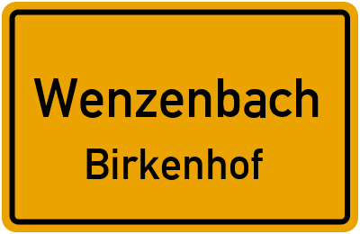 Straßenverzeichnis Wenzenbach Birkenhof