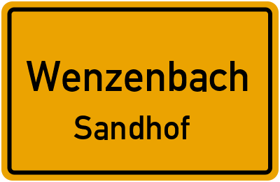 Straßenverzeichnis Wenzenbach Sandhof