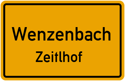 Straßenverzeichnis Wenzenbach Zeitlhof