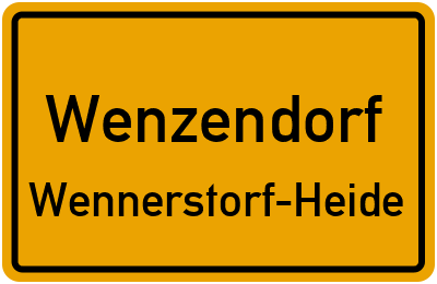 Straßenverzeichnis Wenzendorf Wennerstorf-Heide
