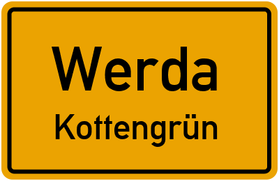 Straßenverzeichnis Werda Kottengrün