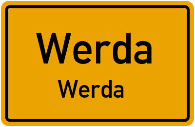 Straßenverzeichnis Werda Werda