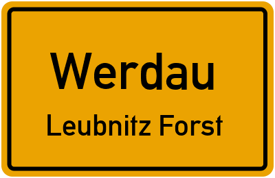 Straßenverzeichnis Werdau Leubnitz Forst