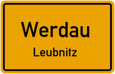 Straßenverzeichnis Werdau Leubnitz