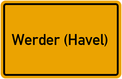 Werder (Havel) in Brandenburg