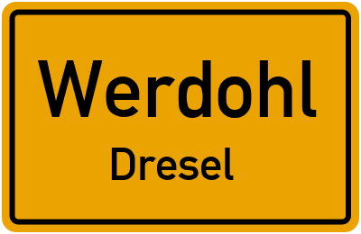Straßenverzeichnis Werdohl Dresel
