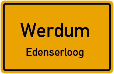 Straßenverzeichnis Werdum Edenserloog