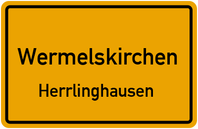 Straßenverzeichnis Wermelskirchen Herrlinghausen