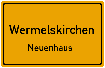 Straßenverzeichnis Wermelskirchen Neuenhaus