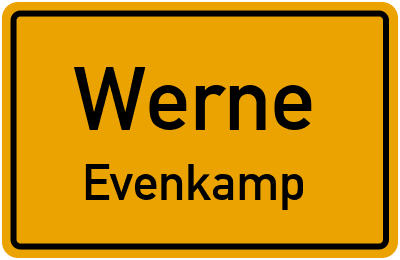 Straßenverzeichnis Werne Evenkamp