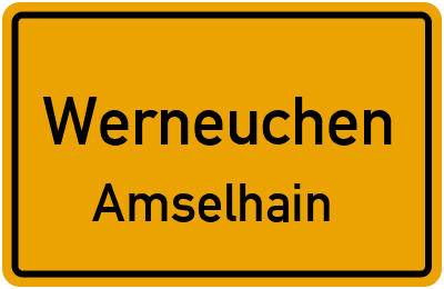 Straßenverzeichnis Werneuchen Amselhain
