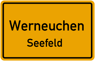 Straßenverzeichnis Werneuchen Seefeld