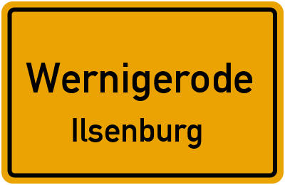 Straßenverzeichnis Wernigerode Ilsenburg