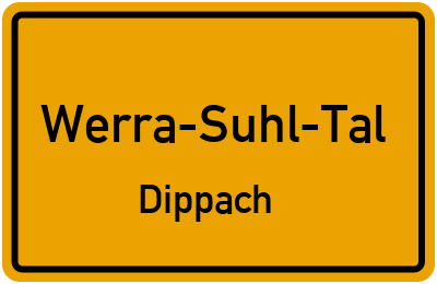Straßenverzeichnis Werra-Suhl-Tal Dippach