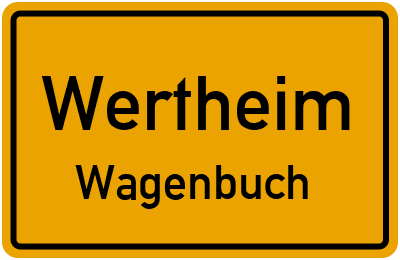 Straßenverzeichnis Wertheim Wagenbuch