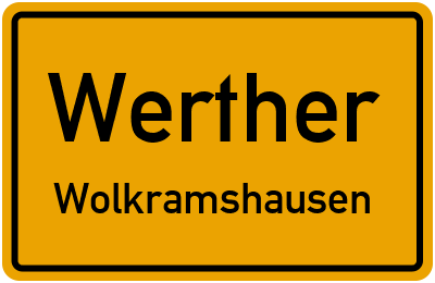 Straßenverzeichnis Werther Wolkramshausen
