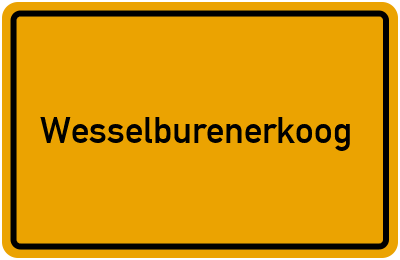 Branchenbuch Wesselburenerkoog, Schleswig-Holstein