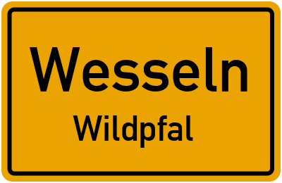 Straßenverzeichnis Wesseln Wildpfal