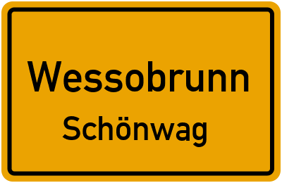 Straßenverzeichnis Wessobrunn Schönwag