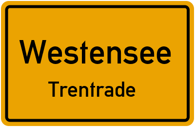 Straßenverzeichnis Westensee Trentrade