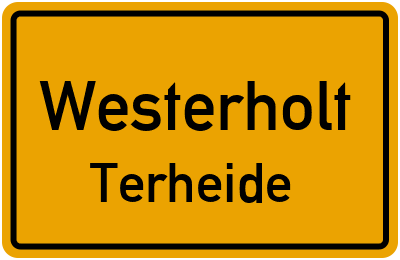 Straßenverzeichnis Westerholt Terheide