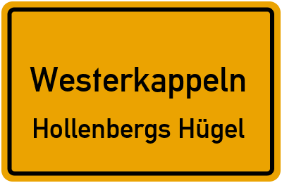 Straßenverzeichnis Westerkappeln Hollenbergs Hügel