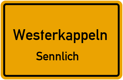 Straßenverzeichnis Westerkappeln Sennlich