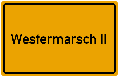 Westermarsch II in Niedersachsen