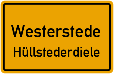 Straßenverzeichnis Westerstede Hüllstederdiele