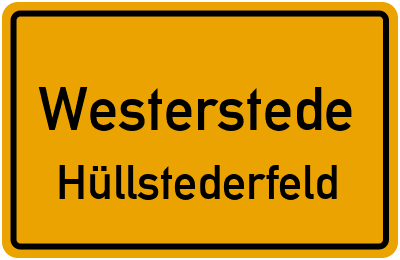 Straßenverzeichnis Westerstede Hüllstederfeld