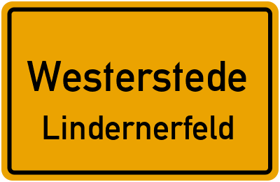 Straßenverzeichnis Westerstede Lindernerfeld