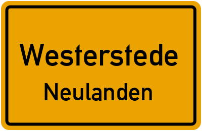 Straßenverzeichnis Westerstede Neulanden