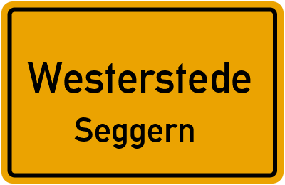 Straßenverzeichnis Westerstede Seggern