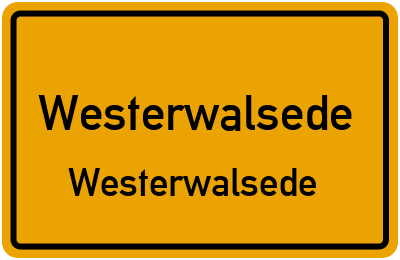 Straßenverzeichnis Westerwalsede Westerwalsede