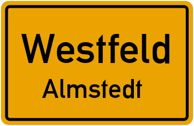 Straßenverzeichnis Westfeld Almstedt